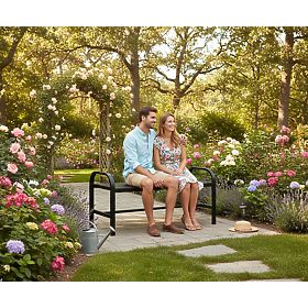 Metal Garden Bench SOBO