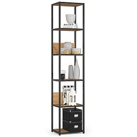 METAL LOFT SHELF 400 BLACK/CRAFT OAK