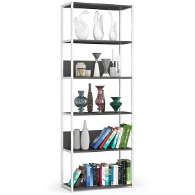 METAL LOFT SHELF 700 WHITE/GRAY