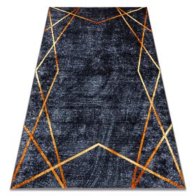 MIRO 51233.810 Washing Mat Geometric Anti-Slip - Dark Gray, F.H.Kabis