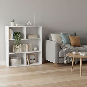 Modern Standing Shelf for Living Room and Bedroom 3 Levels White ModernHome, MODERNHOME