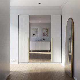 Neroli Wardrobe Door, 45.6 cm, Mirror, lectus