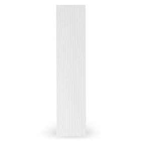 Neroli Wardrobe Door, 45.6 cm, Simple Grooves, White, lectus