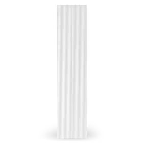 Neroli Wardrobe Door, 45.6 cm, Simple Grooves, White, lectus