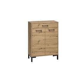 Nevio shoe cabinet - artisan oak, ML meble