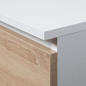OFFICE SHELF R 80 cm CLP R11 PK WHITE / SONOMA