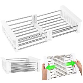 ORDOS White Sink Drainer and Vegetable Dryer