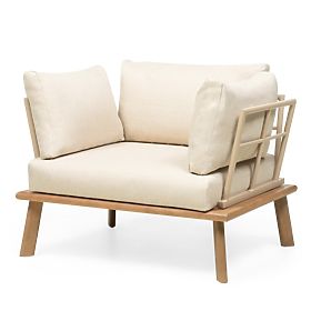 Penne Garden Furniture Set, Eucalyptus Wood FSC, Aluminum, Beige