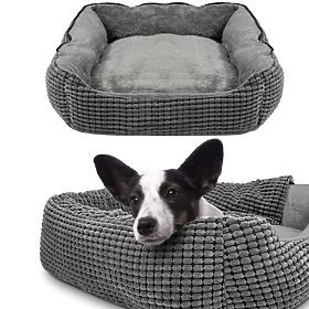 PET BED FOR DOG CAT PJ-019 GRAY XL
