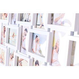 Photo Frame for 18 Photos Morka White