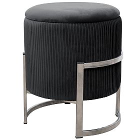 PORTO BLACK POUF