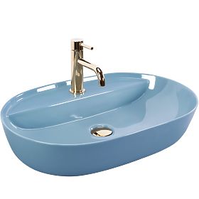 REA Aura 61 L.Blue Shiny Sink, Rea