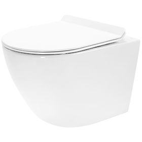 Rea Carter N2 Rimless Wall-Hung Toilet Bowl, Rea