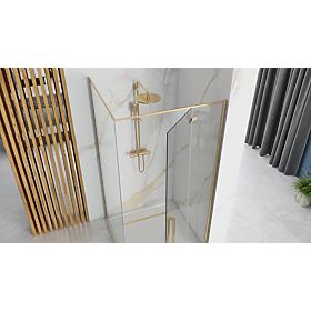 Rea Fargo 120x90 Gold Shower Enclosure, Rea