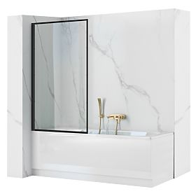 Rea Lagos Fix Permanent 70 Black Bath Screen, Rea