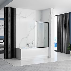 Rea Lagos Fix Permanent 70 Black Bath Screen, Rea