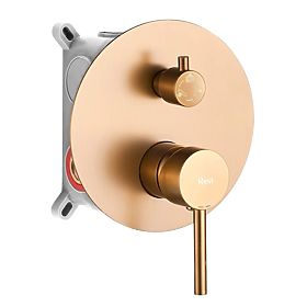 Rea Lungo Concealed Bath and Shower Set Brushed Copper, Rea