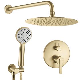 Rea Ontario Brushed Gold Concealed Shower Set + BOX, Rea