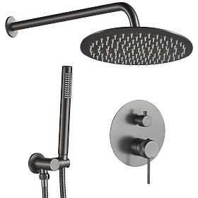 Recessed Shower Set Rea Lungo Grip Titan + BOX, Rea
