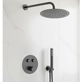 Recessed Shower Set with Thermostat Rea Lungo Titan + BOX, Rea