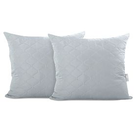 RESTILO Decorative Pillow Cover AXEL Gray Classic Style Microfiber Material 50x60