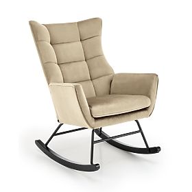 Rocking chair BAZALTO - beige, Halmar