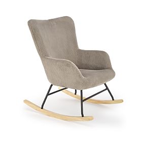 Rocking chair BELMIRO - gray corduroy, Halmar