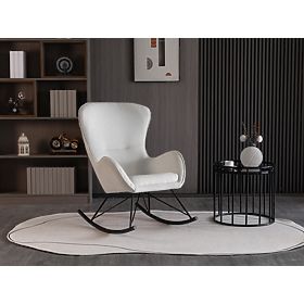 Rocking chair HARMONIE - white, Halmar