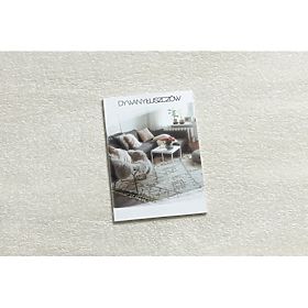 Round Carpet SOFTY Uniform, Monochrome, Cream, F.H.Kabis