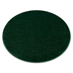 Round Carpet SOFTY Uniform, Monochrome, Forest Green, F.H.Kabis
