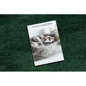 Round Carpet SOFTY Uniform, Monochrome, Forest Green, F.H.Kabis