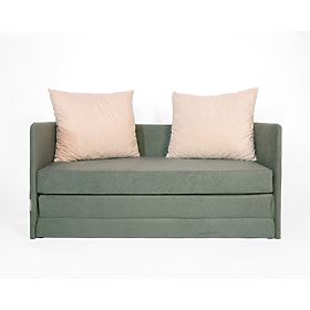 Convertible Sofa Jack - Dark Green / Beige, SFM
