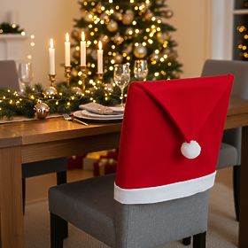 Santa Claus Hat Chair Covers 2 pcs, Tutumi