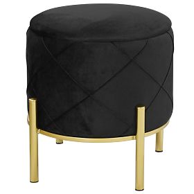 SAVANA BLACK POUF