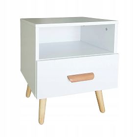 SCANDI bedside table with drawer