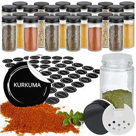 Set of 24 MARSALA Spice Jars