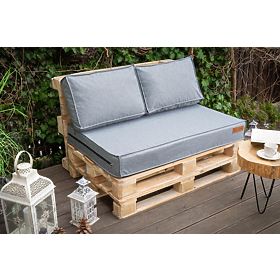 Set of cushions for pallet furniture - Light grey