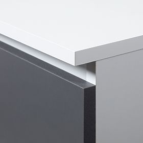 SHELF R15 R80 1D 2SZ CLP PK WHITE / GRAY