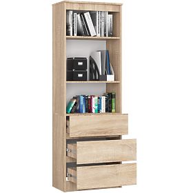 SHELF R60 3DR 2S CLP PK OAK SONOMA