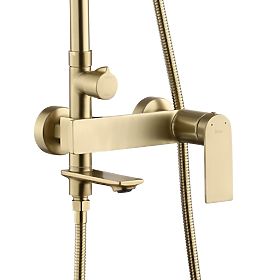 Shower Set REA STORM BRUSHED GOLD, Rea