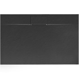 Shower Tray Bazalt Long Black 90x120, Rea