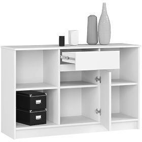 SIDEBOARD B-17 120 cm 1 DRAWER 1 DOOR PK WHITE