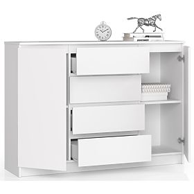 SIDEBOARD K140 2D 4SZ CLP WHITE