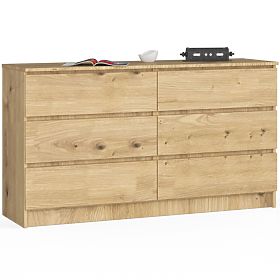 SIDEBOARD K140 6DR CLP ARTISAN OAK
