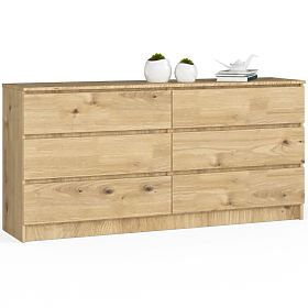 SIDEBOARD K160 6DR CLP OAK ARTISAN