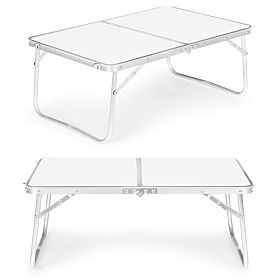 Small Folding Tourist Picnic Table 60x40 cm White MultiGarden, MultiGarden