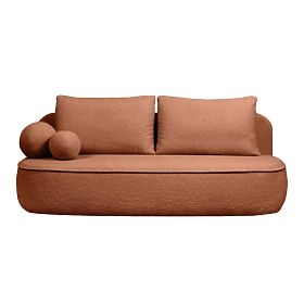 Sofa with Sleeping Function and Storage Bella Copper, Boucle