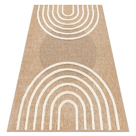 SPARK 0688A Beige/Cream Carpet - Geometric, Sisal, Structural, F.H.Kabis