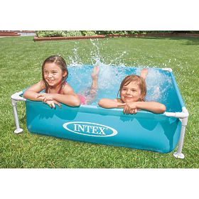 Square Frame Pool for Kids 122x122x30 cm INTEX 57173, INTEX
