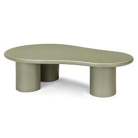 Sucre Coffee Table Olive, Matte, Rounded Shapes, lectus